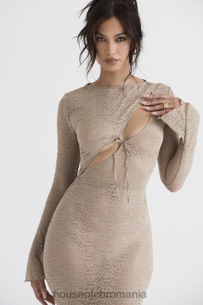 îmbrăcăminte House of CB rochie maxi din dantela florala giovanna stone X4F68391