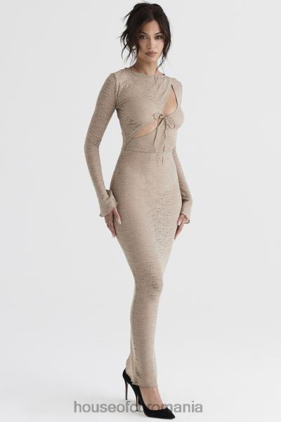 îmbrăcăminte House of CB rochie maxi din dantela florala giovanna stone X4F68391
