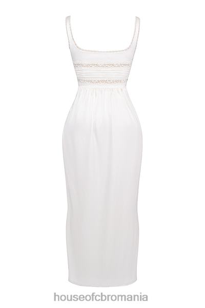 îmbrăcăminte House of CB rochie maxi din matase reala illiana ivory X4F68222
