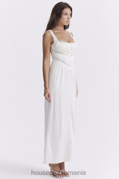 îmbrăcăminte House of CB rochie maxi din matase reala illiana ivory X4F68222