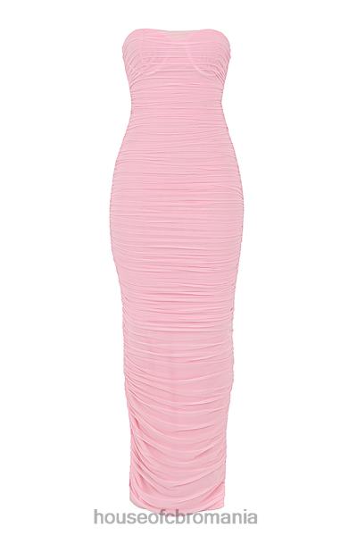 îmbrăcăminte House of CB rochie maxi din plasa roz sofia fairy X4F68497