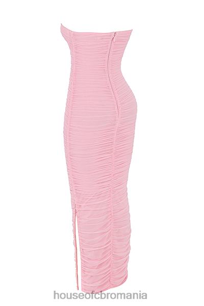 îmbrăcăminte House of CB rochie maxi din plasa roz sofia fairy X4F68497