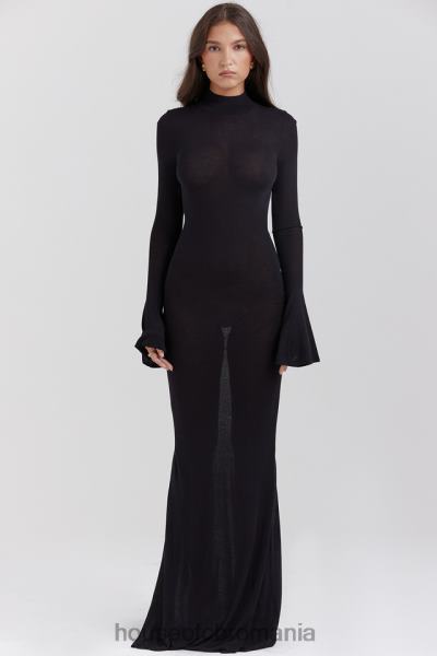 îmbrăcăminte House of CB rochie maxi din tricot negru sancha X4F68141