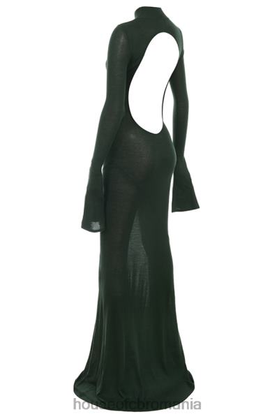 îmbrăcăminte House of CB rochie maxi din tricot verde pădure sancha X4F68114