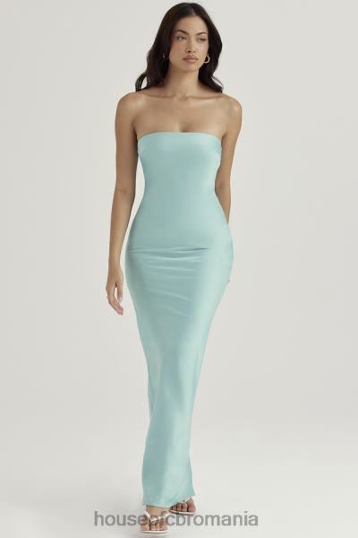 îmbrăcăminte House of CB rochie maxi fara bretele alette jade satin X4F68408