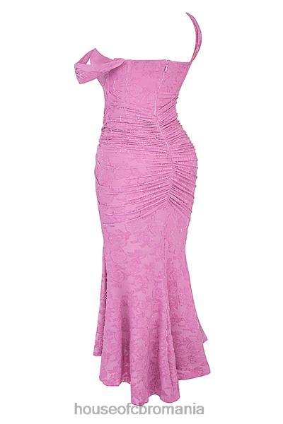 îmbrăcăminte House of CB rochie maxi florala roz roz cesca X4F68136