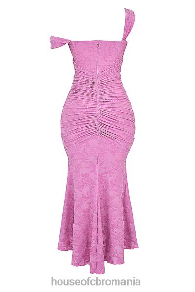 îmbrăcăminte House of CB rochie maxi florala roz roz cesca X4F68136