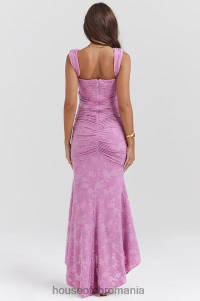îmbrăcăminte House of CB rochie maxi florala roz roz cesca X4F68136