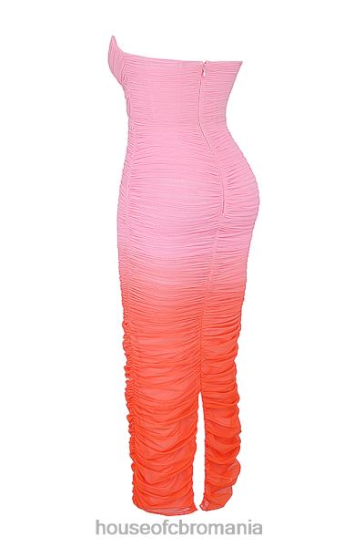 îmbrăcăminte House of CB rochie maxi safir ombre adunate X4F68179