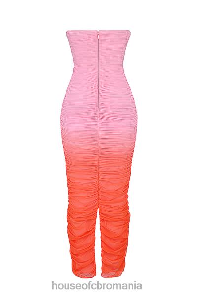 îmbrăcăminte House of CB rochie maxi safir ombre adunate X4F68179