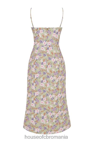 îmbrăcăminte House of CB rochie de soare midi cu imprimeu charlotte bujor X4F68442