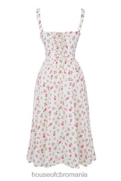 îmbrăcăminte House of CB rochie de soare midi cu imprimeu trandafir tatiana X4F68251