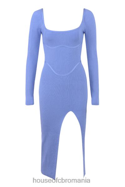 îmbrăcăminte House of CB rochie midi cețoasă cu bandaj din floarea de colț X4F68529