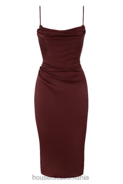 îmbrăcăminte House of CB rochie midi corset din satin anja stafide X4F68591