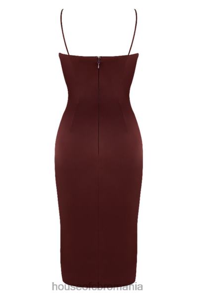 îmbrăcăminte House of CB rochie midi corset din satin anja stafide X4F68591