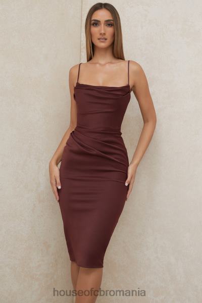îmbrăcăminte House of CB rochie midi corset din satin anja stafide X4F68591