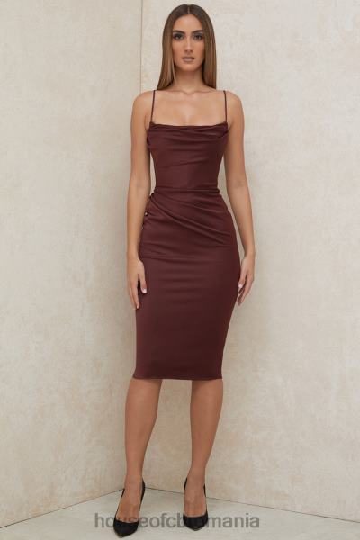 îmbrăcăminte House of CB rochie midi corset din satin anja stafide X4F68591