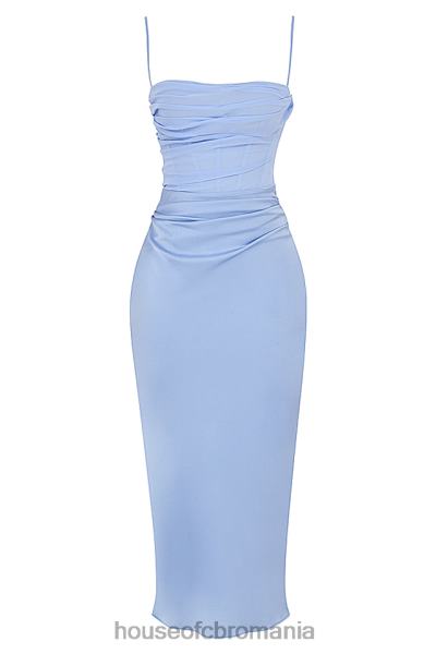îmbrăcăminte House of CB rochie midi corset drapat cu cer teia X4F68447