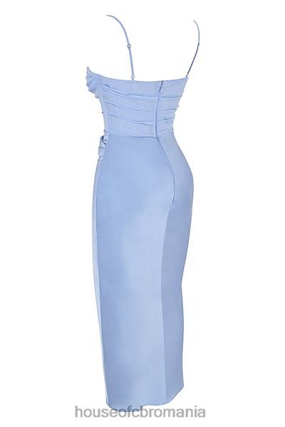 îmbrăcăminte House of CB rochie midi corset drapat cu cer teia X4F68447