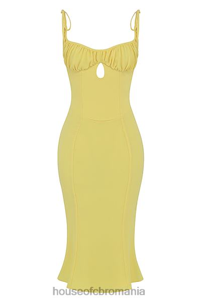 îmbrăcăminte House of CB rochie midi cu decupaj buttercup soren X4F68437