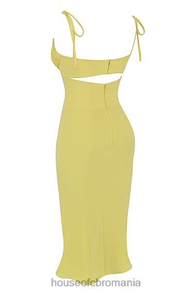 îmbrăcăminte House of CB rochie midi cu decupaj buttercup soren X4F68437