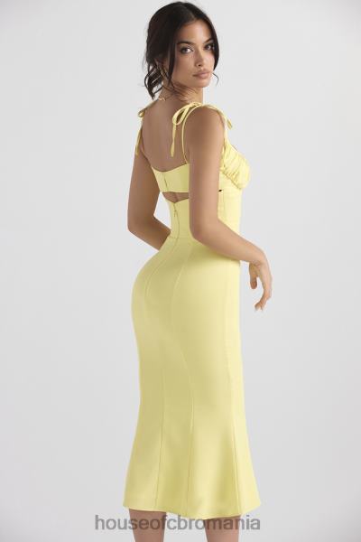 îmbrăcăminte House of CB rochie midi cu decupaj buttercup soren X4F68437