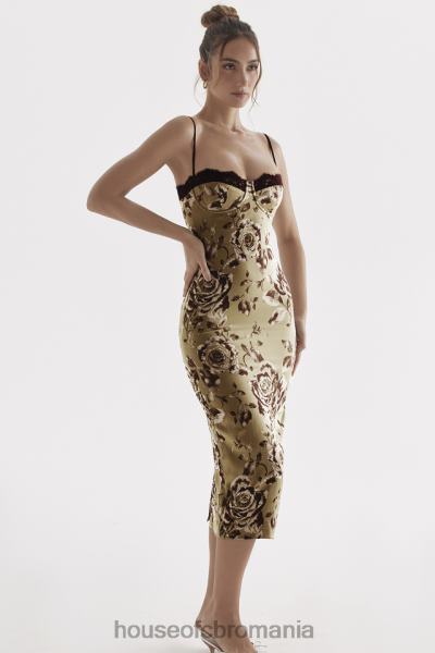 îmbrăcăminte House of CB rochie midi cu imprimeu floral cassia X4F68297