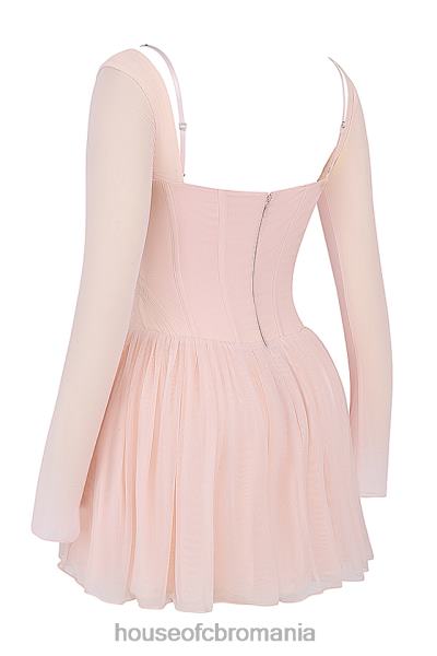 îmbrăcăminte House of CB mini rochie corset de piersici moale vivi X4F68182