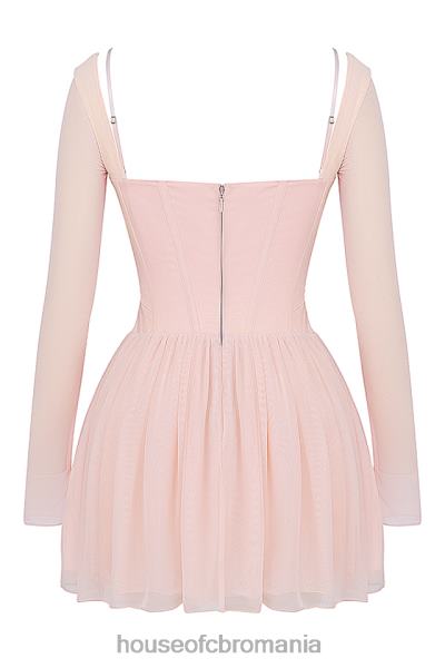 îmbrăcăminte House of CB mini rochie corset de piersici moale vivi X4F68182