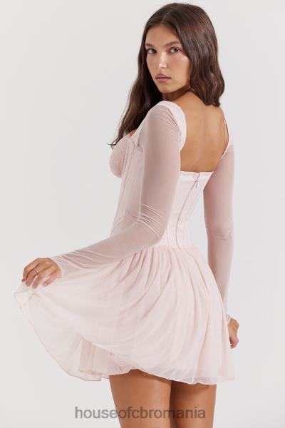 îmbrăcăminte House of CB mini rochie corset de piersici moale vivi X4F68182