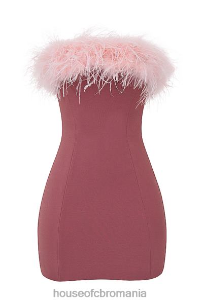 îmbrăcăminte House of CB rochie mini alexa roz cald X4F68219