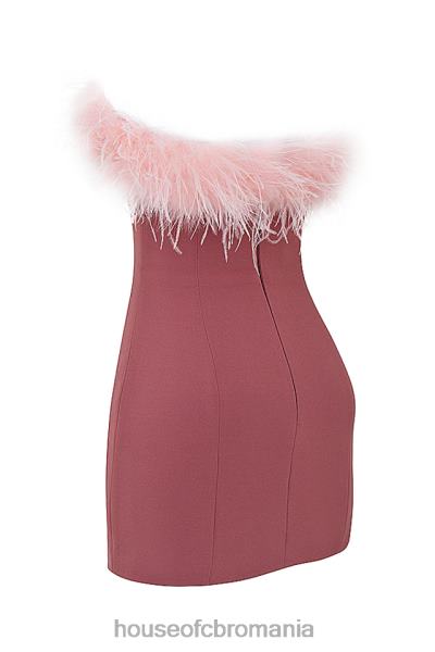 îmbrăcăminte House of CB rochie mini alexa roz cald X4F68219