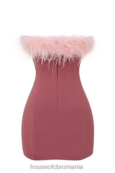 îmbrăcăminte House of CB rochie mini alexa roz cald X4F68219