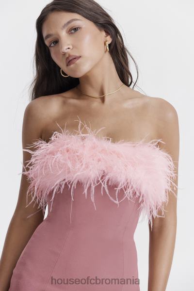 îmbrăcăminte House of CB rochie mini alexa roz cald X4F68219