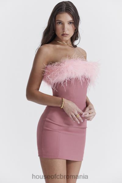 îmbrăcăminte House of CB rochie mini alexa roz cald X4F68219
