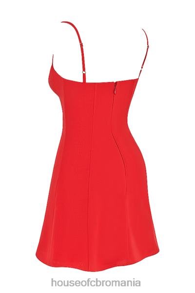 îmbrăcăminte House of CB rochie mini christiana red X4F68426