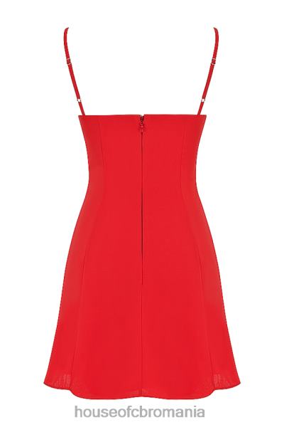 îmbrăcăminte House of CB rochie mini christiana red X4F68426
