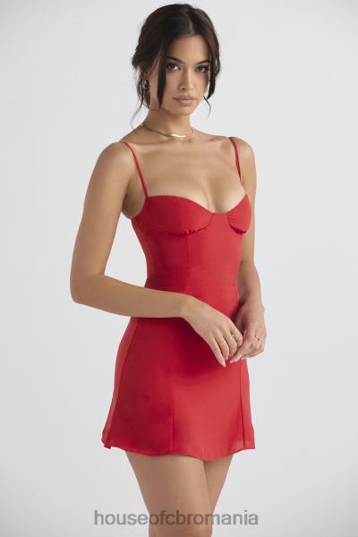 îmbrăcăminte House of CB rochie mini christiana red X4F68426