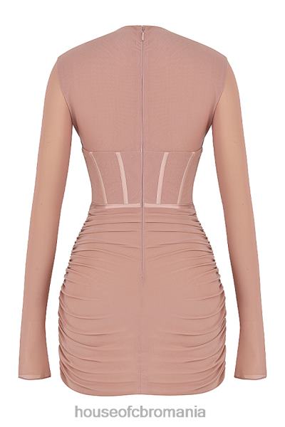 îmbrăcăminte House of CB rochie mini corset adanna blush X4F68460