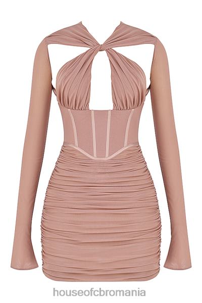 îmbrăcăminte House of CB rochie mini corset adanna blush X4F68460