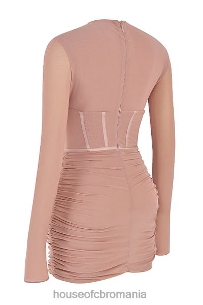 îmbrăcăminte House of CB rochie mini corset adanna blush X4F68460