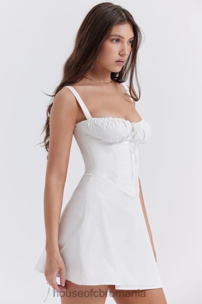 îmbrăcăminte House of CB rochie mini corset alb carlotta X4F68270