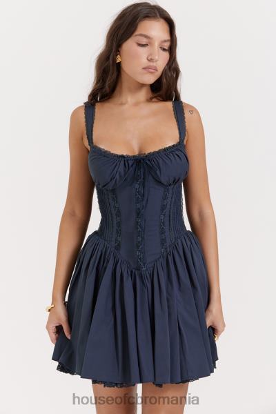 îmbrăcăminte House of CB rochie mini corset blumarin francez pietra X4F68157