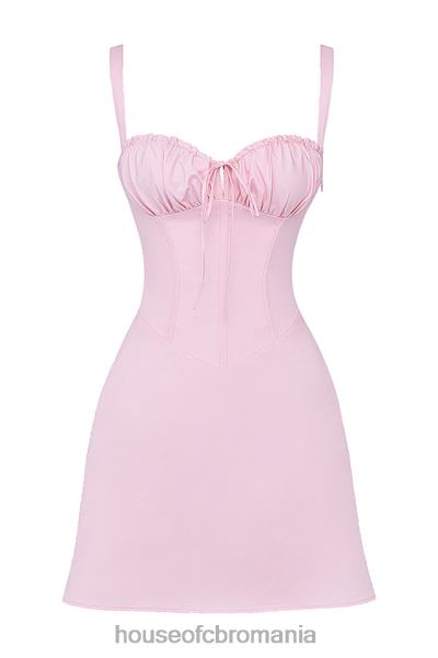 îmbrăcăminte House of CB rochie mini corset carlotta baby roz X4F68258