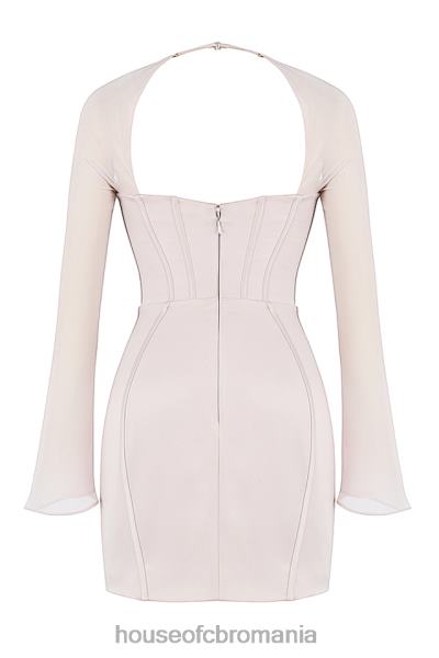 îmbrăcăminte House of CB rochie mini corset din satin cristal isra X4F68494