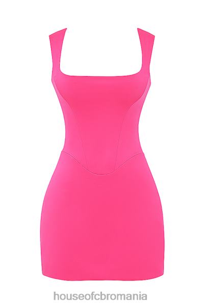 îmbrăcăminte House of CB rochie mini corset fucsia enya X4F68186