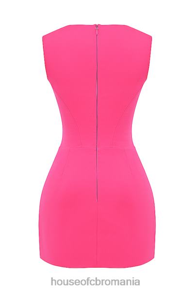 îmbrăcăminte House of CB rochie mini corset fucsia enya X4F68186