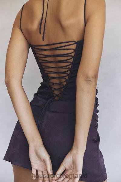 îmbrăcăminte House of CB rochie mini corset melia nightshade X4F68390