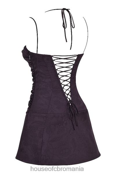 îmbrăcăminte House of CB rochie mini corset melia nightshade X4F68390