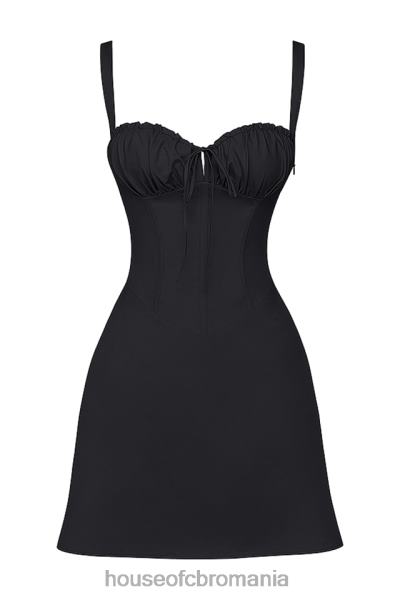 îmbrăcăminte House of CB rochie mini corset negru carlotta X4F68269